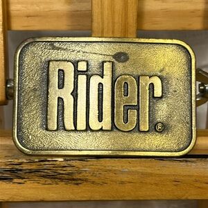 Vintage Rider belt buckle